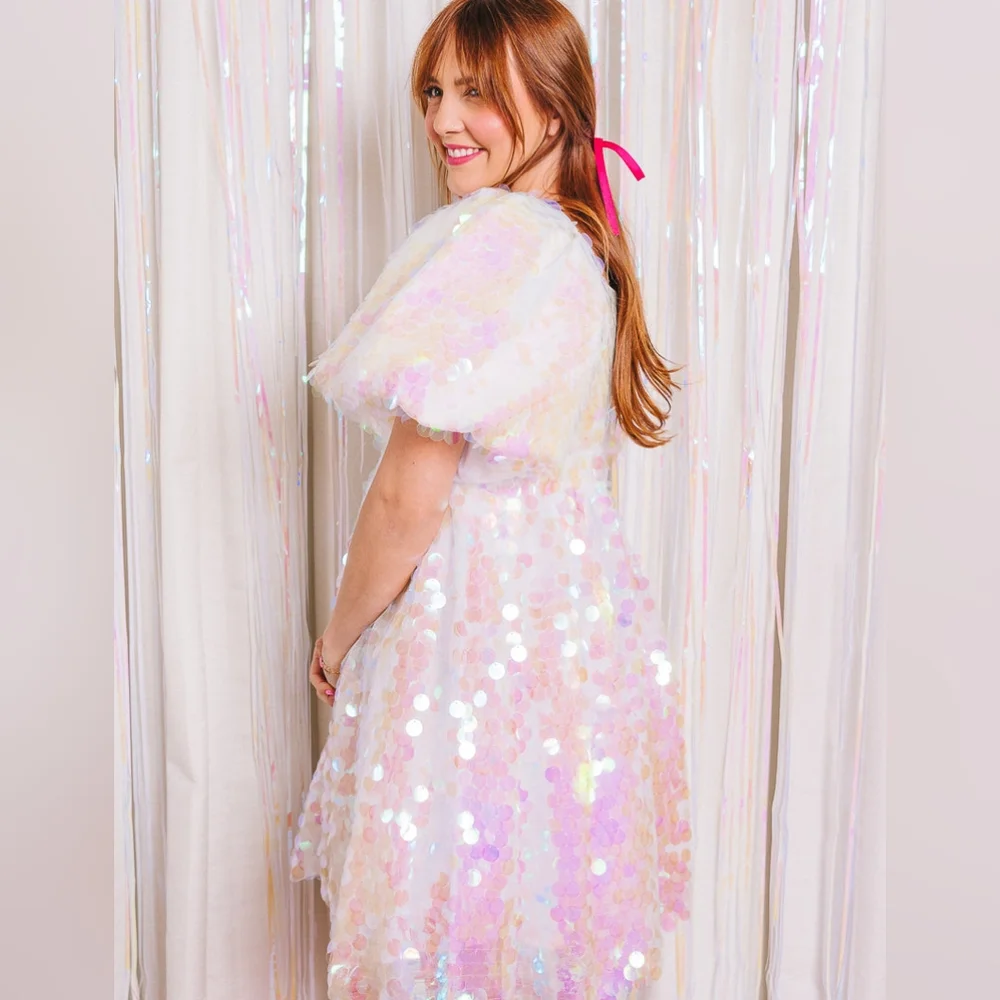 NWT Ivy City Co. Shimmer Dress - Picture 3 of 10